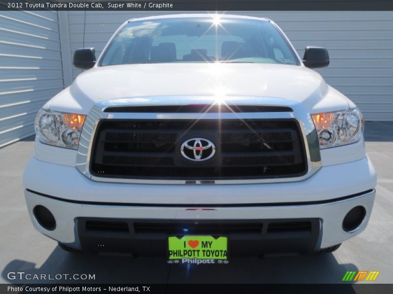 Super White / Graphite 2012 Toyota Tundra Double Cab