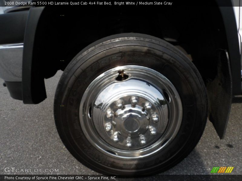  2008 Ram 5500 HD Laramie Quad Cab 4x4 Flat Bed Wheel