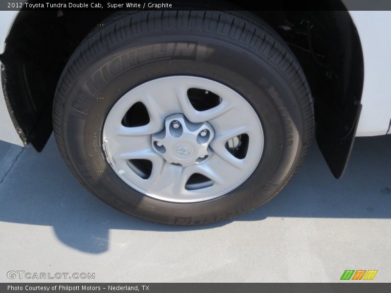 Super White / Graphite 2012 Toyota Tundra Double Cab