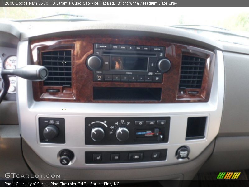 Controls of 2008 Ram 5500 HD Laramie Quad Cab 4x4 Flat Bed