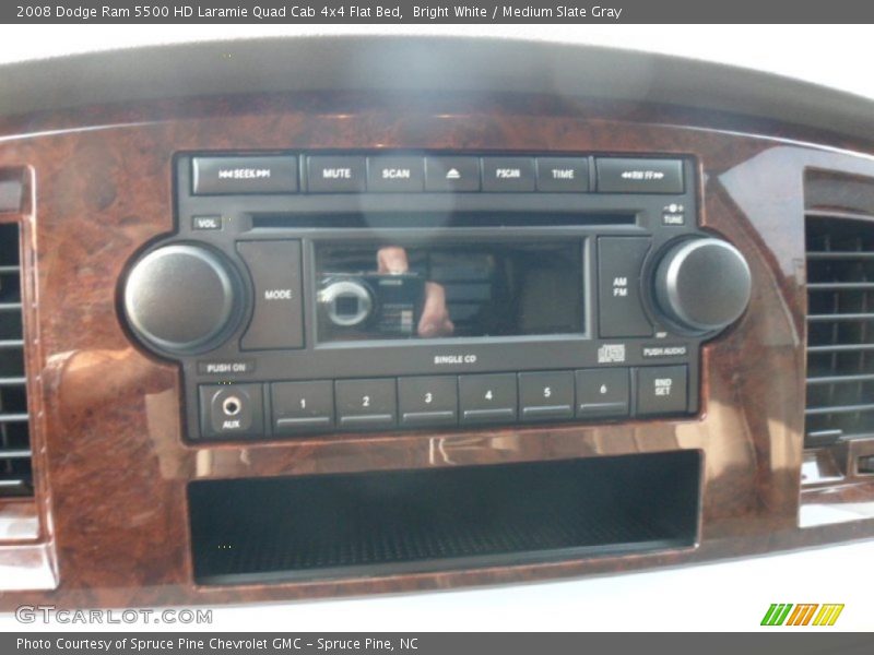 Audio System of 2008 Ram 5500 HD Laramie Quad Cab 4x4 Flat Bed