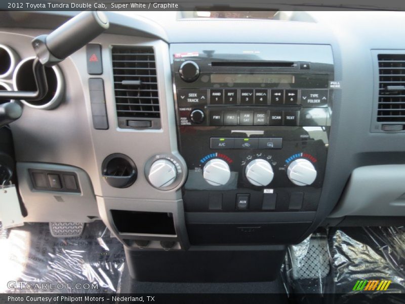 Super White / Graphite 2012 Toyota Tundra Double Cab