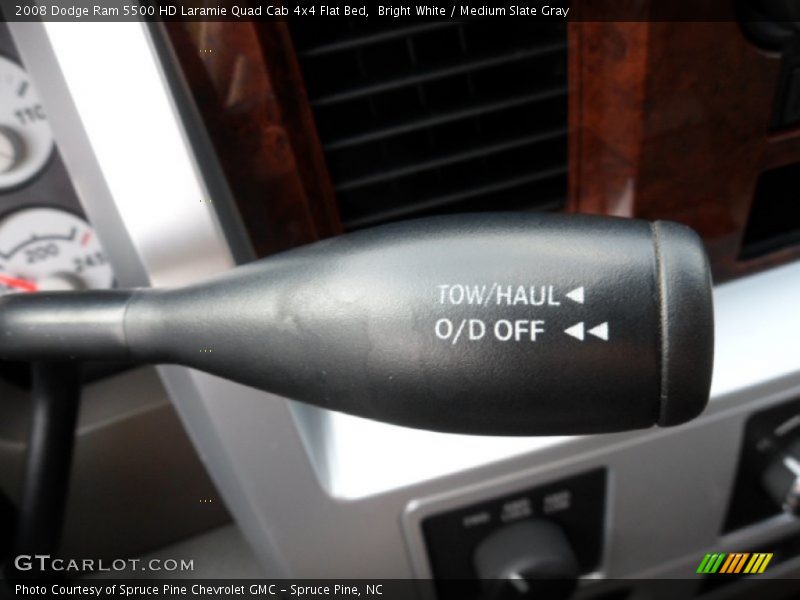  2008 Ram 5500 HD Laramie Quad Cab 4x4 Flat Bed 6 Speed Automatic Shifter