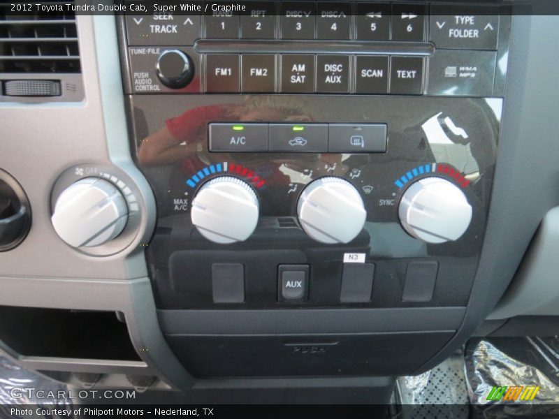 Super White / Graphite 2012 Toyota Tundra Double Cab