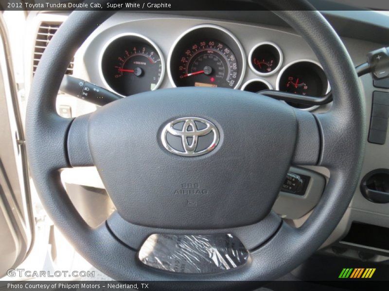 Super White / Graphite 2012 Toyota Tundra Double Cab