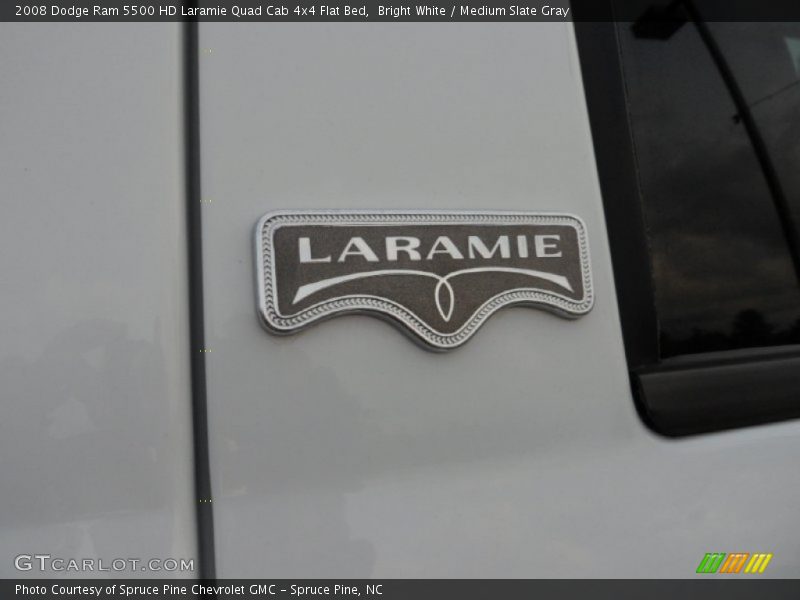 Laramie - 2008 Dodge Ram 5500 HD Laramie Quad Cab 4x4 Flat Bed