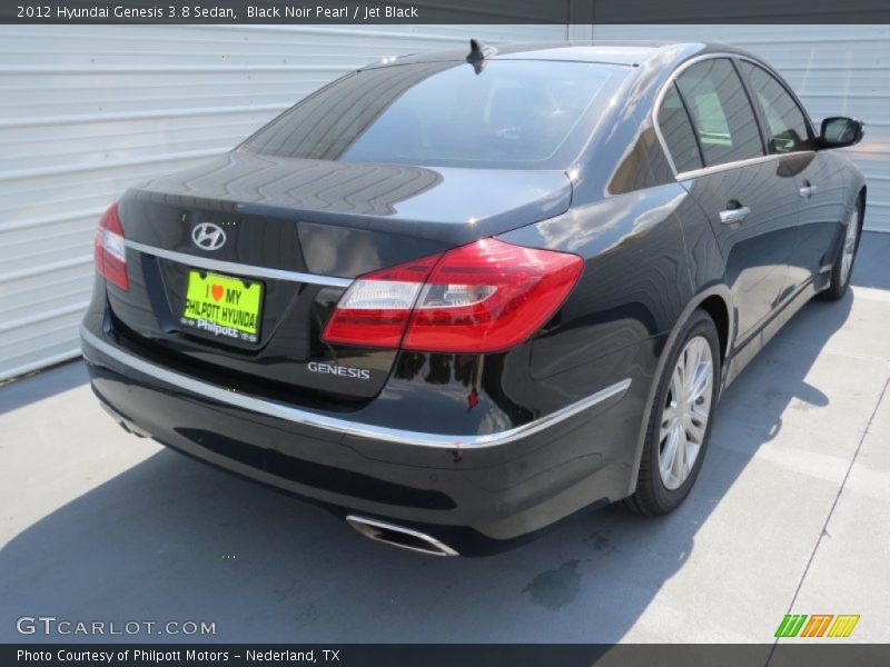 Black Noir Pearl / Jet Black 2012 Hyundai Genesis 3.8 Sedan