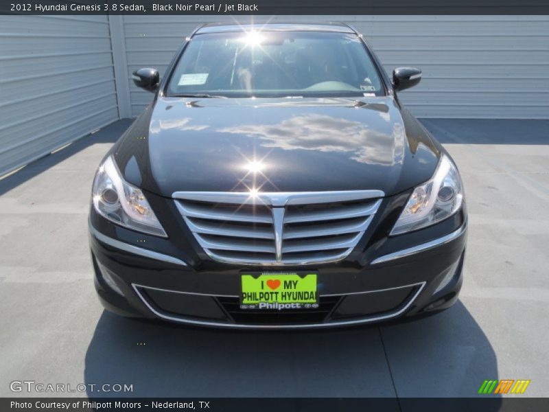 Black Noir Pearl / Jet Black 2012 Hyundai Genesis 3.8 Sedan
