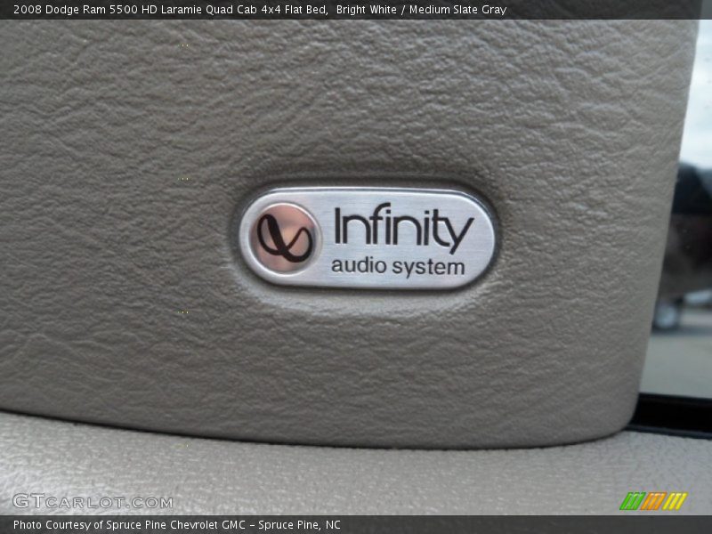 Audio System of 2008 Ram 5500 HD Laramie Quad Cab 4x4 Flat Bed