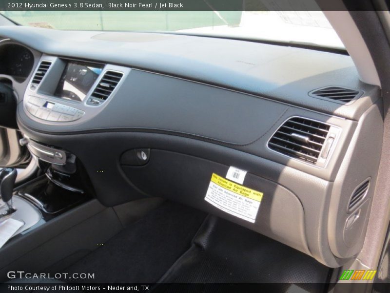 Black Noir Pearl / Jet Black 2012 Hyundai Genesis 3.8 Sedan