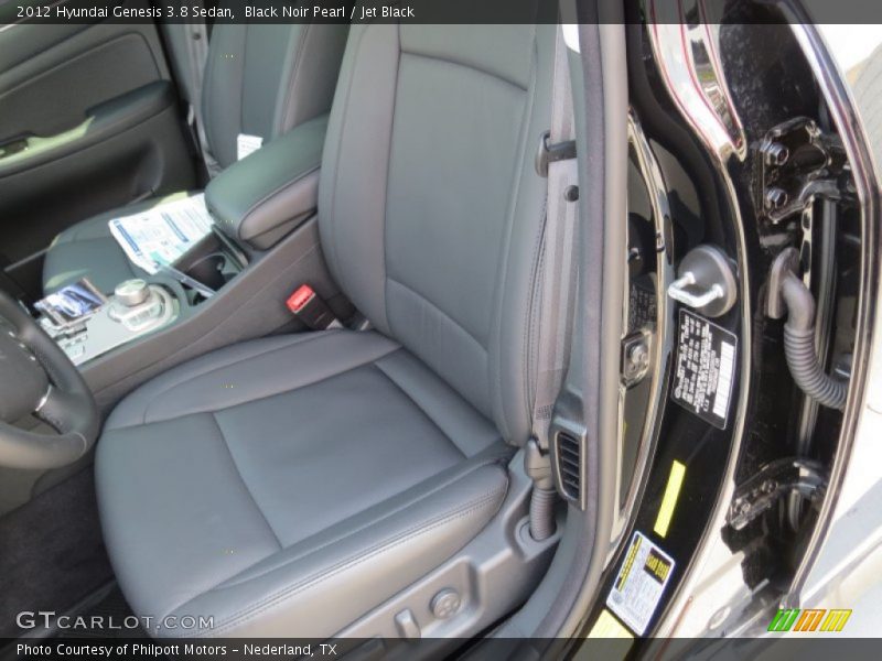 Black Noir Pearl / Jet Black 2012 Hyundai Genesis 3.8 Sedan