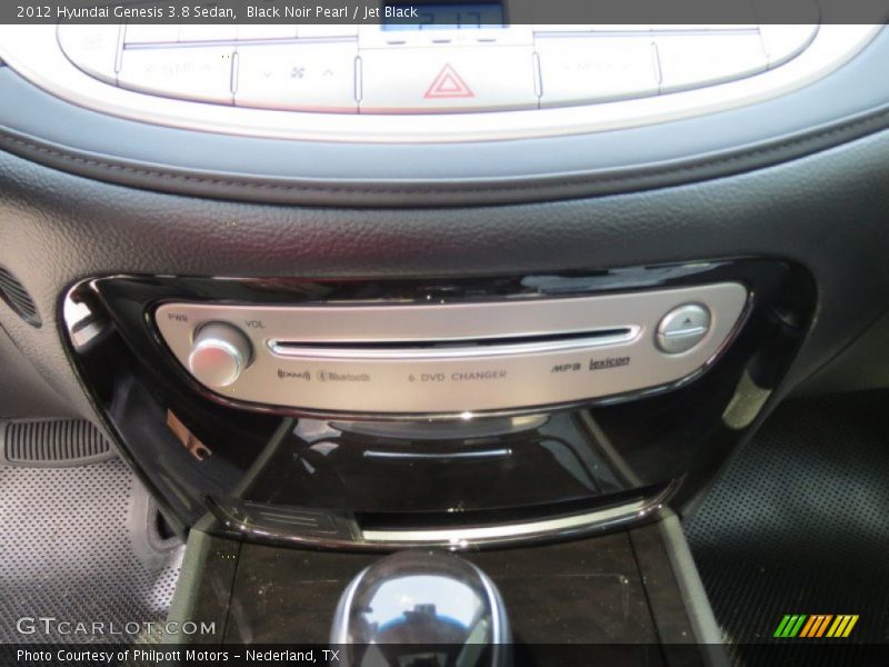 Black Noir Pearl / Jet Black 2012 Hyundai Genesis 3.8 Sedan