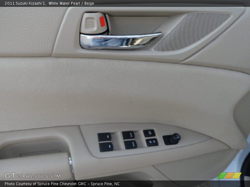 White Water Pearl / Beige 2011 Suzuki Kizashi S