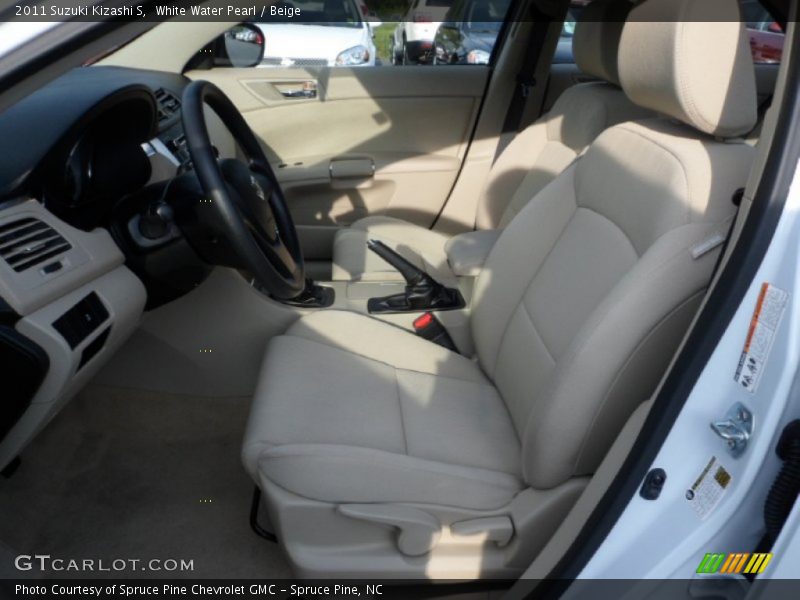 White Water Pearl / Beige 2011 Suzuki Kizashi S