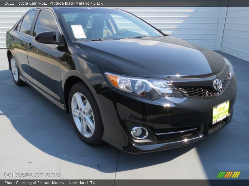 Attitude Black Metallic / Black 2012 Toyota Camry SE