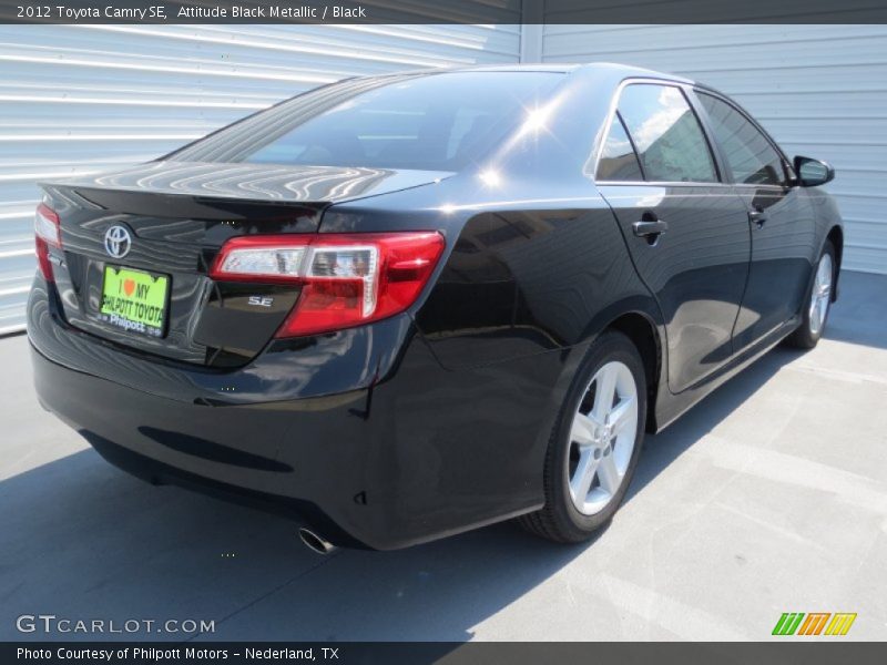 Attitude Black Metallic / Black 2012 Toyota Camry SE