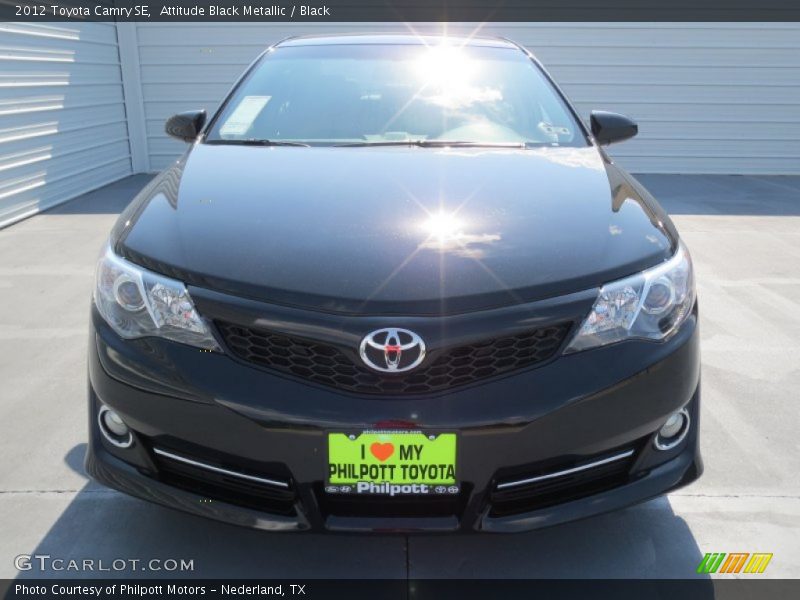 Attitude Black Metallic / Black 2012 Toyota Camry SE