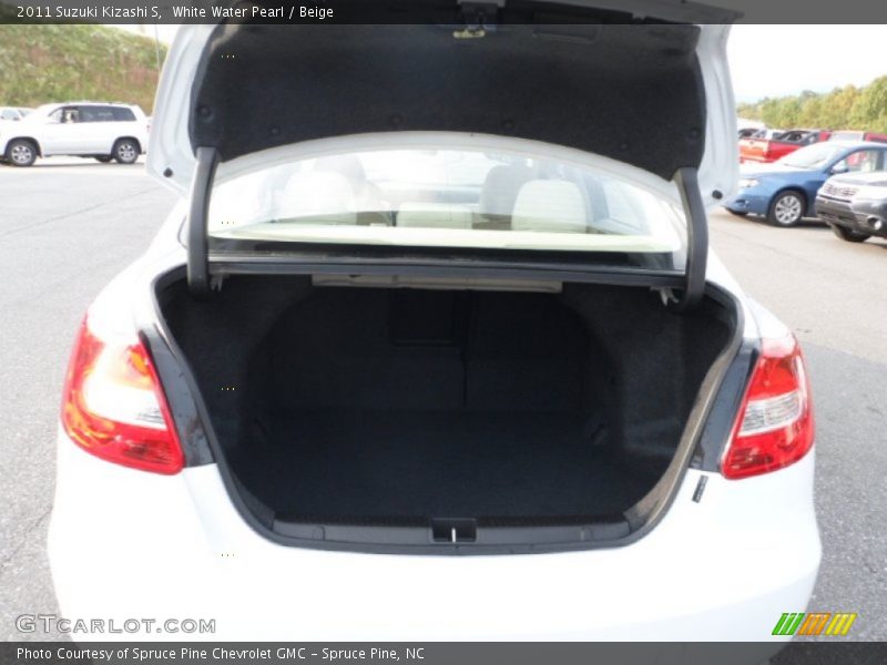 White Water Pearl / Beige 2011 Suzuki Kizashi S