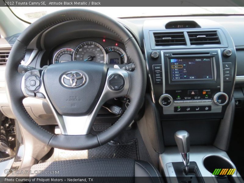 Attitude Black Metallic / Black 2012 Toyota Camry SE