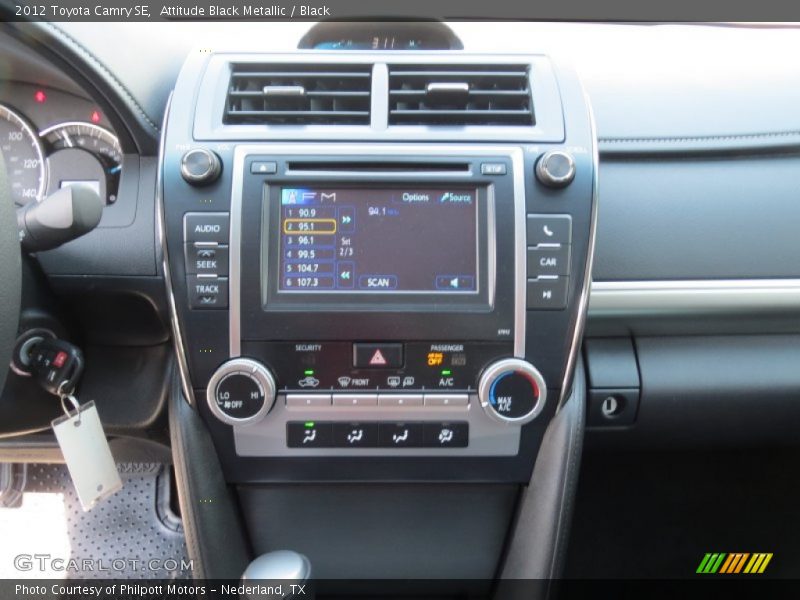 Attitude Black Metallic / Black 2012 Toyota Camry SE