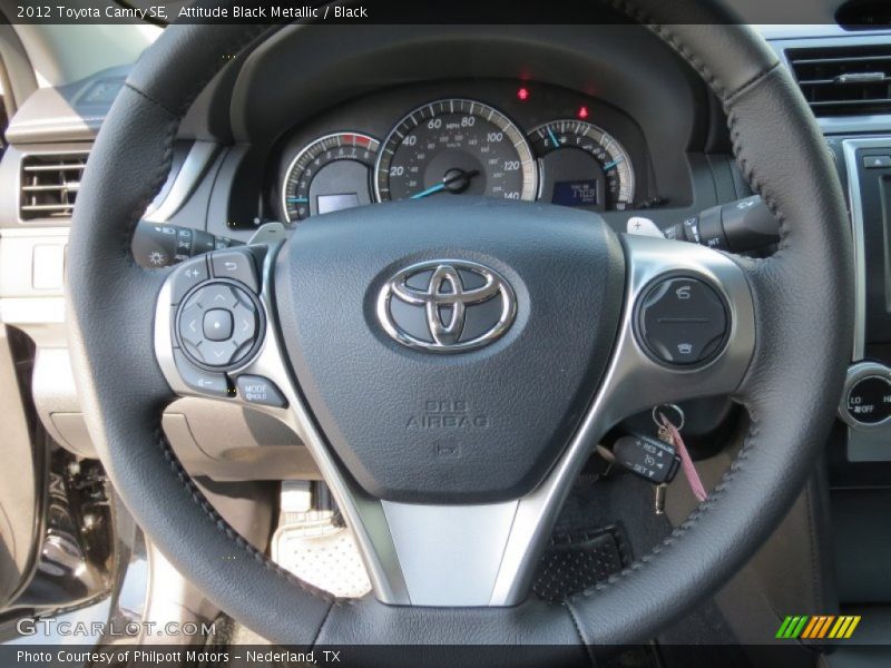 Attitude Black Metallic / Black 2012 Toyota Camry SE