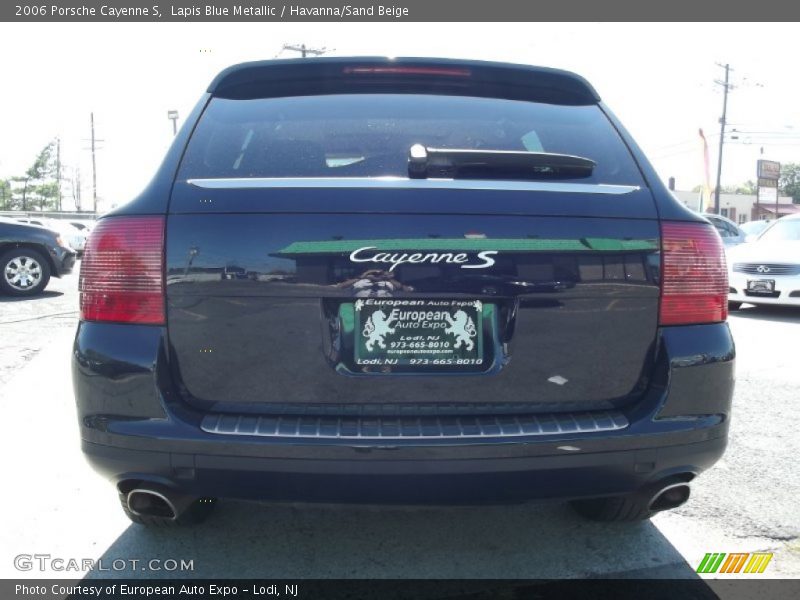 Lapis Blue Metallic / Havanna/Sand Beige 2006 Porsche Cayenne S