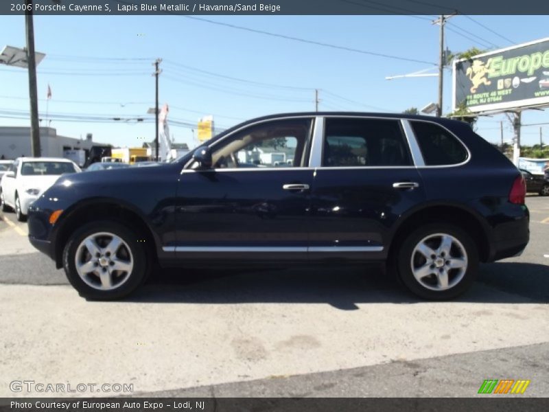 Lapis Blue Metallic / Havanna/Sand Beige 2006 Porsche Cayenne S