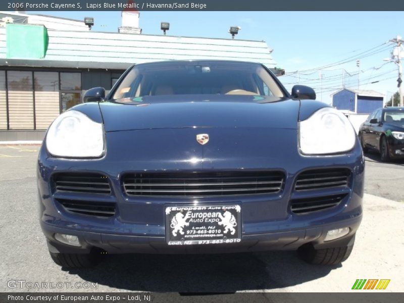 Lapis Blue Metallic / Havanna/Sand Beige 2006 Porsche Cayenne S