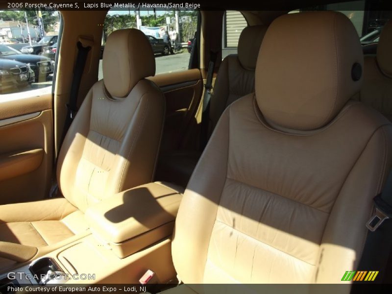 Lapis Blue Metallic / Havanna/Sand Beige 2006 Porsche Cayenne S