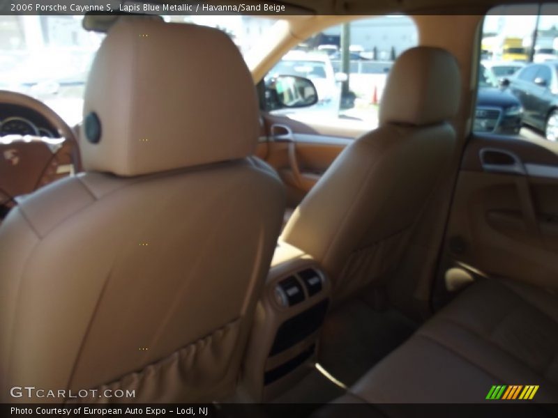 Lapis Blue Metallic / Havanna/Sand Beige 2006 Porsche Cayenne S