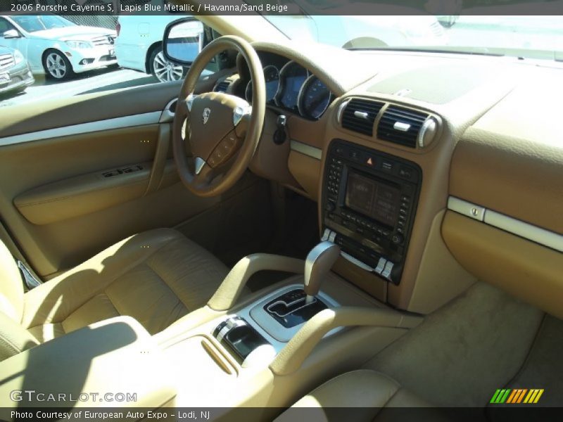 Lapis Blue Metallic / Havanna/Sand Beige 2006 Porsche Cayenne S
