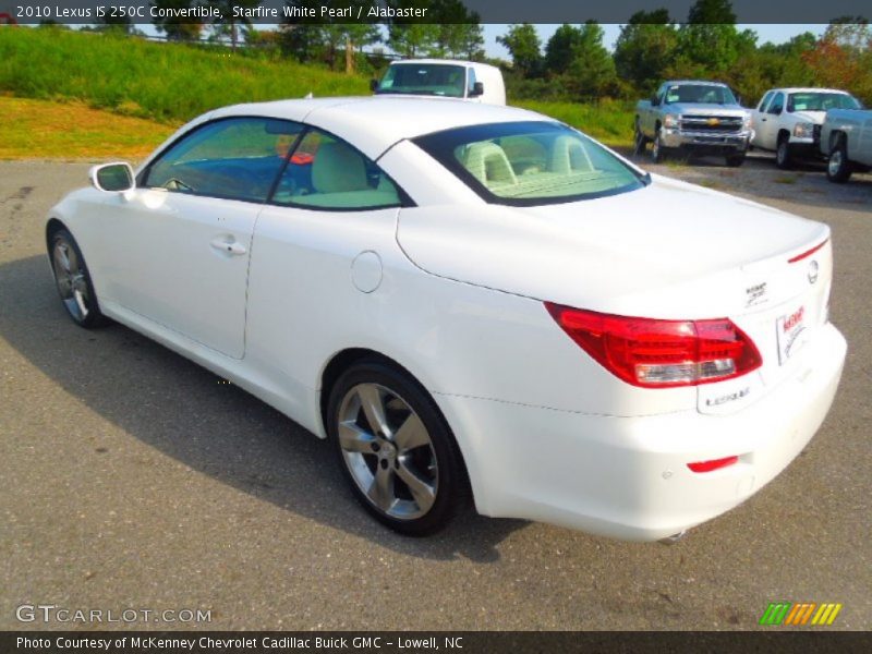 Starfire White Pearl / Alabaster 2010 Lexus IS 250C Convertible