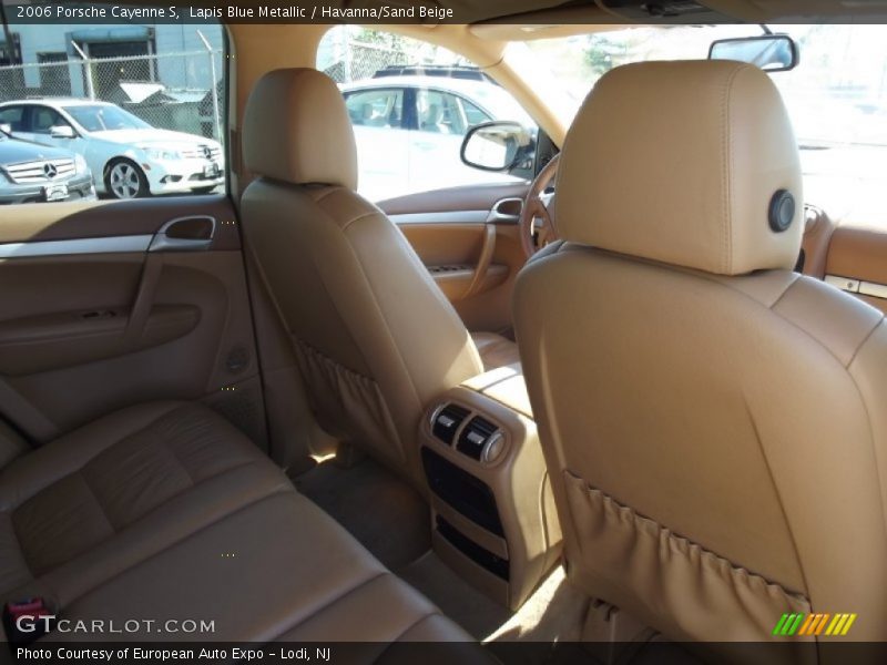 Lapis Blue Metallic / Havanna/Sand Beige 2006 Porsche Cayenne S