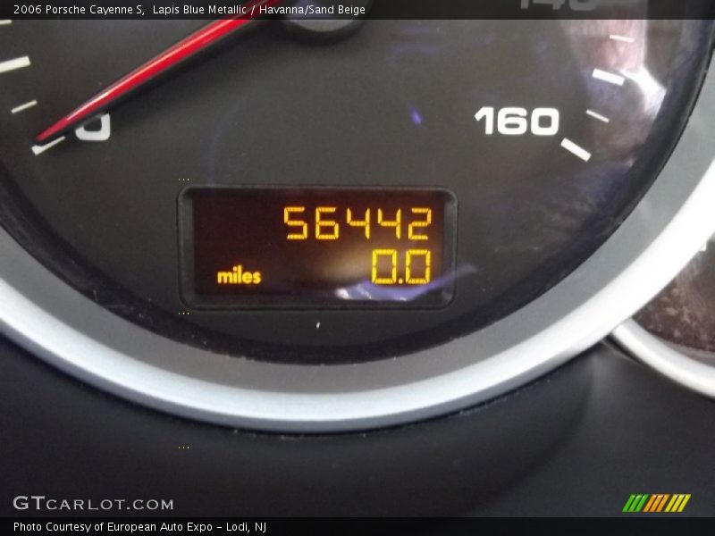 Lapis Blue Metallic / Havanna/Sand Beige 2006 Porsche Cayenne S