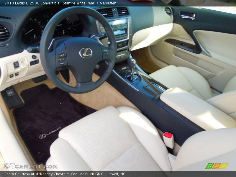 Starfire White Pearl / Alabaster 2010 Lexus IS 250C Convertible