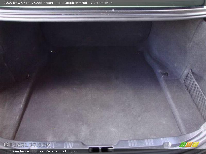 Black Sapphire Metallic / Cream Beige 2009 BMW 5 Series 528xi Sedan