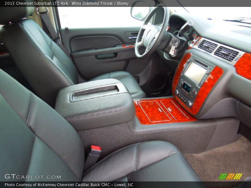 White Diamond Tricoat / Ebony 2013 Chevrolet Suburban LTZ 4x4