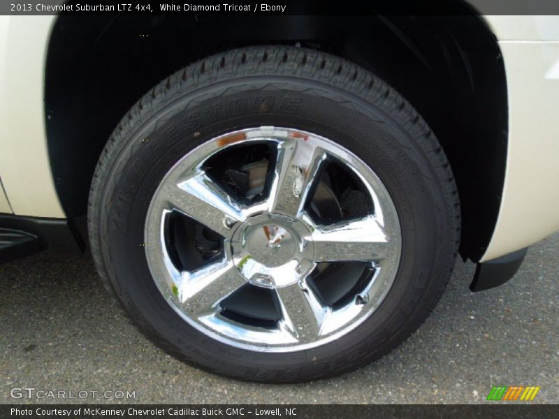 White Diamond Tricoat / Ebony 2013 Chevrolet Suburban LTZ 4x4