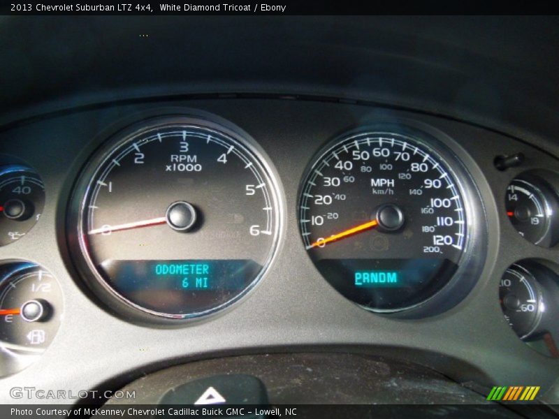 White Diamond Tricoat / Ebony 2013 Chevrolet Suburban LTZ 4x4