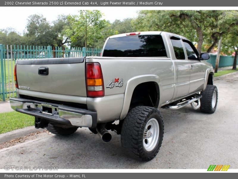  2002 Silverado 2500 LS Extended Cab 4x4 Light Pewter Metallic