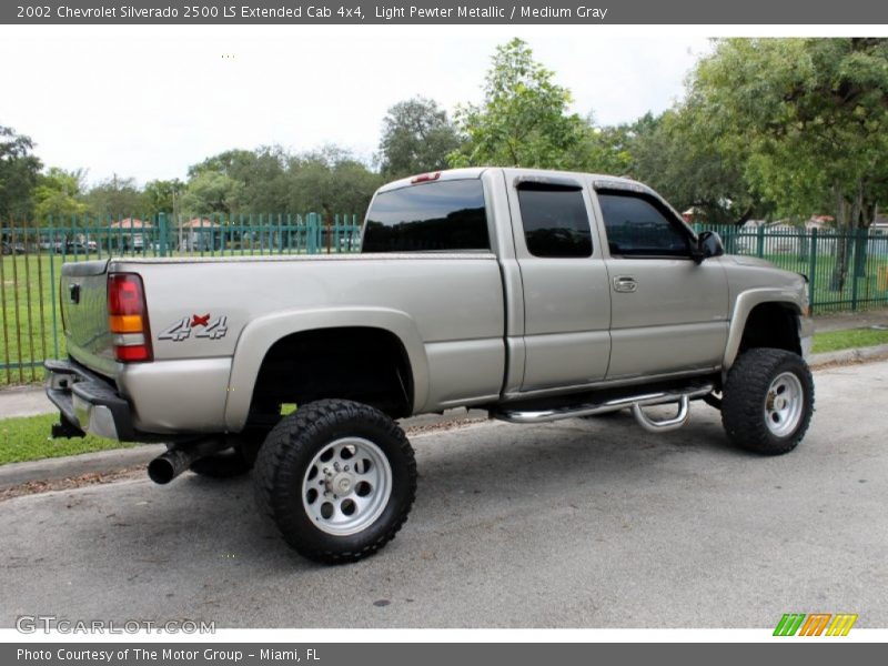  2002 Silverado 2500 LS Extended Cab 4x4 Light Pewter Metallic