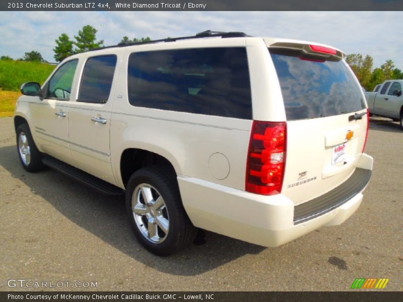 White Diamond Tricoat / Ebony 2013 Chevrolet Suburban LTZ 4x4