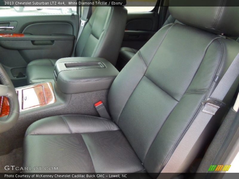 White Diamond Tricoat / Ebony 2013 Chevrolet Suburban LTZ 4x4