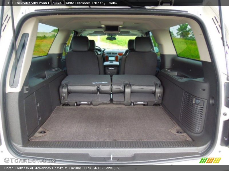 White Diamond Tricoat / Ebony 2013 Chevrolet Suburban LTZ 4x4