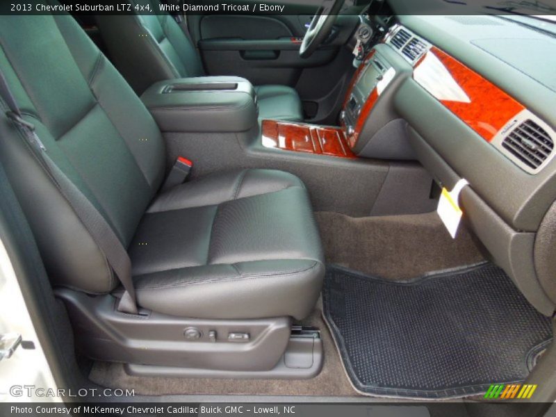White Diamond Tricoat / Ebony 2013 Chevrolet Suburban LTZ 4x4