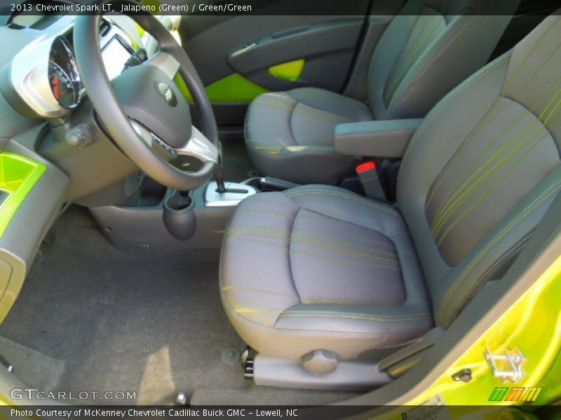  2013 Spark LT Green/Green Interior