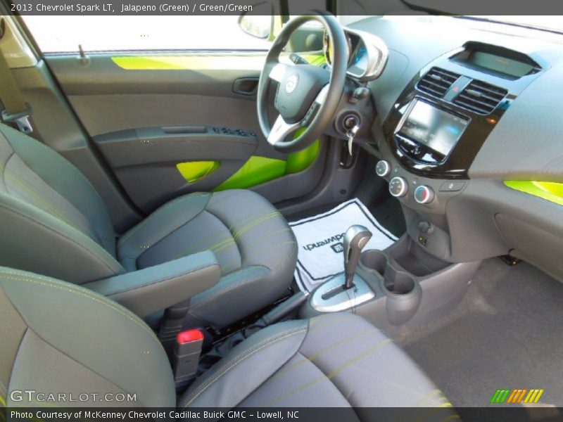  2013 Spark LT Green/Green Interior