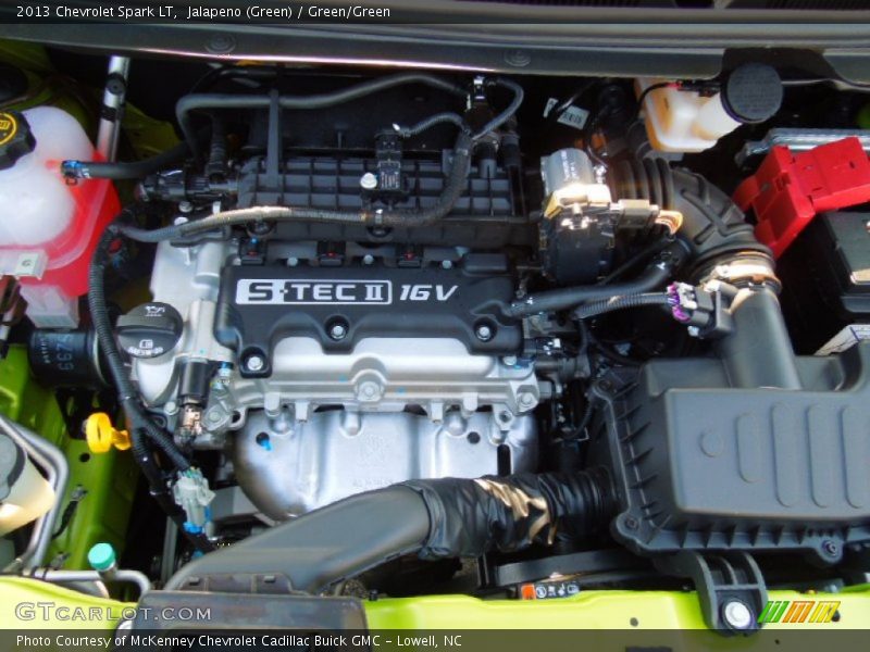  2013 Spark LT Engine - 1.2 Liter DOHC 16-Valve VVT S-TEC II 4 Cylinder