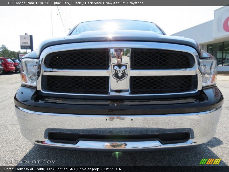 Black / Dark Slate Gray/Medium Graystone 2012 Dodge Ram 1500 SLT Quad Cab