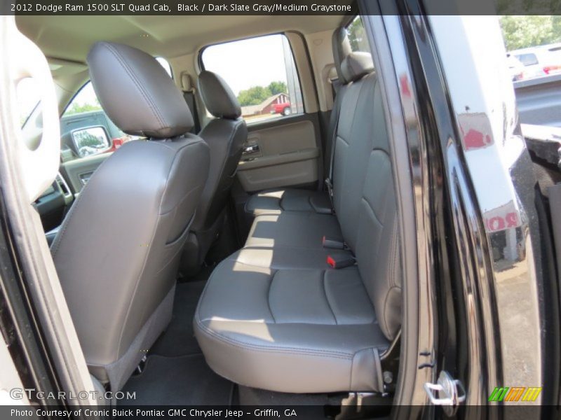 Black / Dark Slate Gray/Medium Graystone 2012 Dodge Ram 1500 SLT Quad Cab